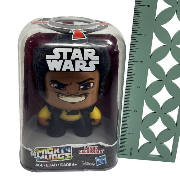 Star Wars Mighty Muggs Figure Lando Calrissian #11 Disney Hasbro - Picture 7 of 12